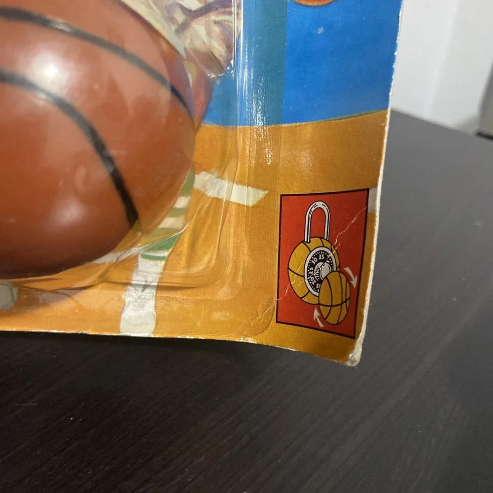 VINTAGE 1988 SPORTSLOCK BASKETBALL RUGGED HIDE-AWAY COMBINATION LOCK‎